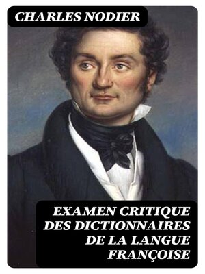cover image of Examen critique des dictionnaires de la langue françoise